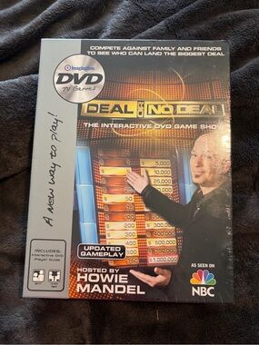 Deal or No Deal Interactive DVD Game Show - Black/Gold